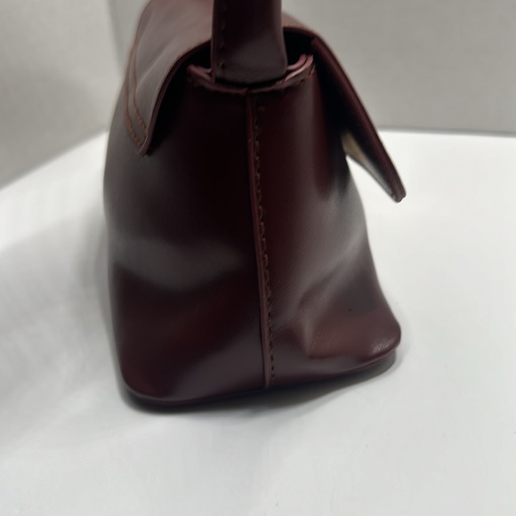 Candycane Argyle Burgundy Print Bag